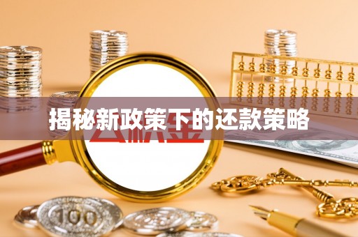 开鲁揭秘新政策下的还款策略