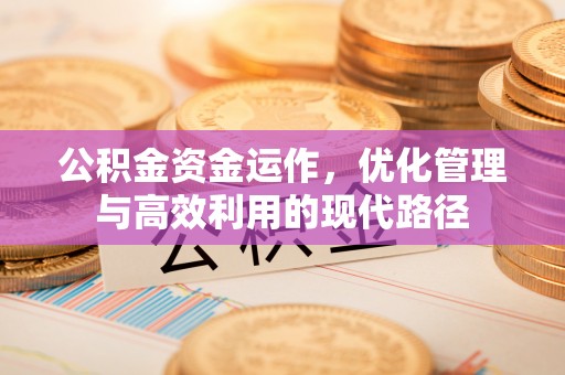 开鲁公积金资金运作，优化管理与高效利用的现代路径