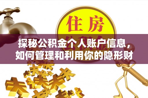 开鲁探秘公积金个人账户信息，如何管理和利用你的隐形财富