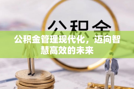 开鲁公积金管理现代化，迈向智慧高效的未来