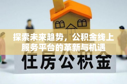 开鲁探索未来趋势，公积金线上服务平台的革新与机遇