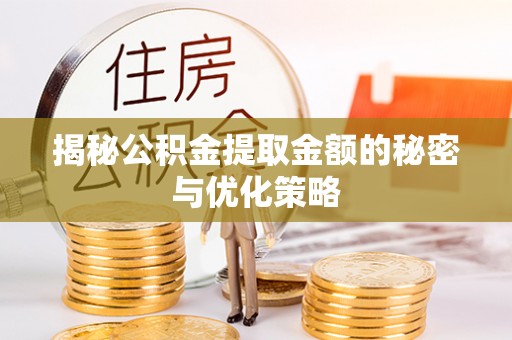 开鲁揭秘公积金提取金额的秘密与优化策略