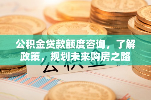 开鲁公积金贷款额度咨询，了解政策，规划未来购房之路