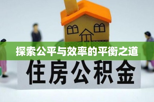 开鲁探索公平与效率的平衡之道